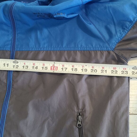 Walt Disney World 1971 Windbreaker Jacket Medium Blue Gray Packable Souvenir - Picture 6 of 9